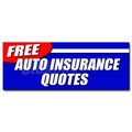Signmission FREE AUTO INSURANCE QUOTESsticker car motorcycle homeowner save, D-12 Free Auto Insurance Quotes D-12 Free Auto Insurance Quotes